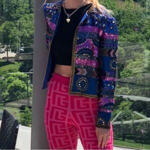 Papell Boutique beaded jacket